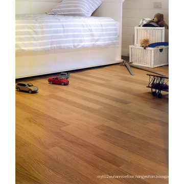 Household 8.3mm E1 HDF AC3 Crystal Walnut Laminate Flooring